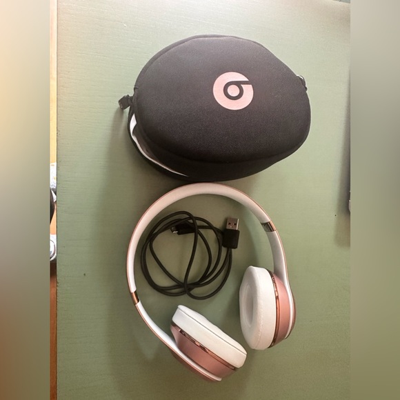 Beats by Dre Other - Beats like new rose gold wireless headphones